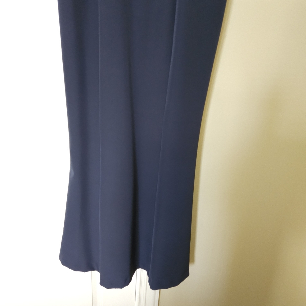 Kay Unger column gown, size 10, Prussian blue - Picture 8 of 14